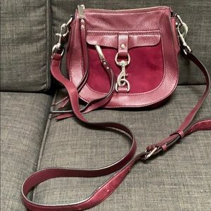 Rebecca Minkoff burgundy/wine crossbody